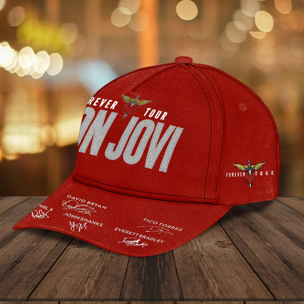 Bon Jovi Forever Tour 2026 Limited Edition T-Shirt Tour Souvenir