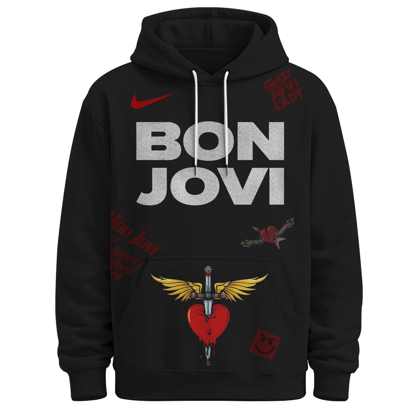 Bon Jovi The Forever Tour Limited Edition Hoodie Concert Merchandise