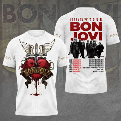 Bon Jovi Forever Tour 2026 Limited Edition T-Shirt Unisex