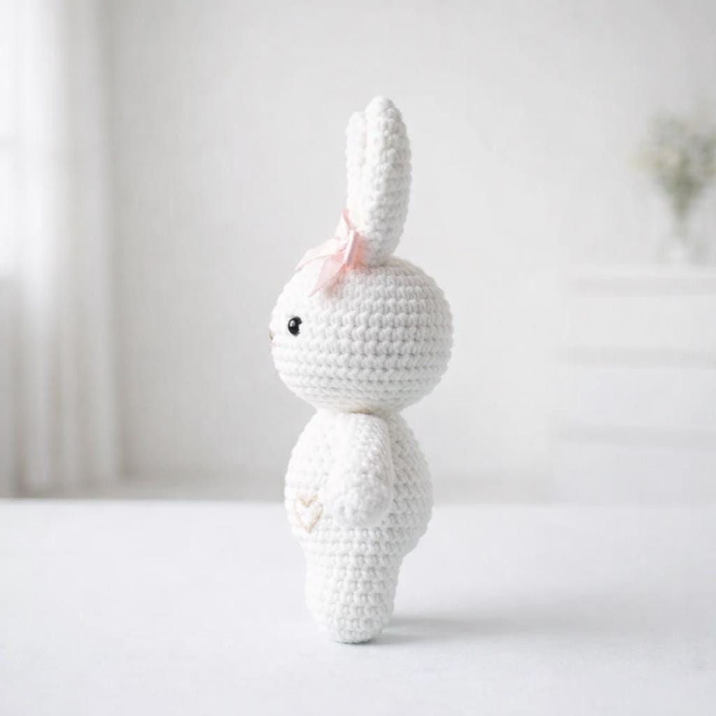 Crochet Bunny Amigurumi, Easter Decor, Handmade Pastel Bunny Plush, Easter Gift for Kids, Nursery Decor, Cute Spring Toy