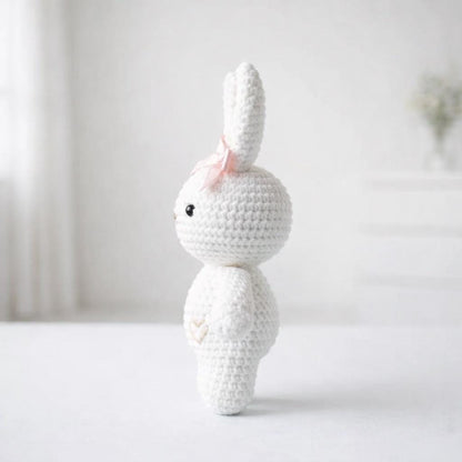 Crochet Bunny Amigurumi, Easter Decor, Handmade Pastel Bunny Plush, Easter Gift for Kids, Nursery Decor, Cute Spring Toy