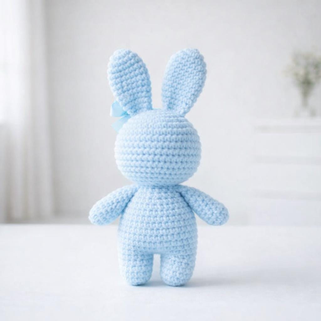 Crochet Bunny Amigurumi, Easter Decor, Handmade Pastel Bunny Plush, Easter Gift for Kids, Nursery Decor, Cute Spring Toy