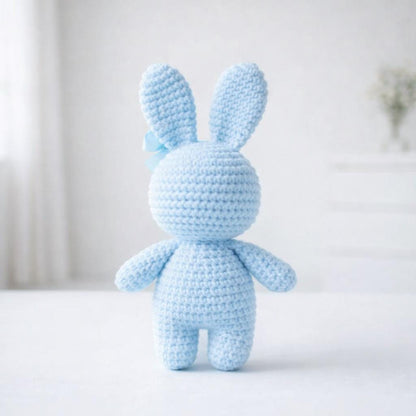Crochet Bunny Amigurumi, Easter Decor, Handmade Pastel Bunny Plush, Easter Gift for Kids, Nursery Decor, Cute Spring Toy