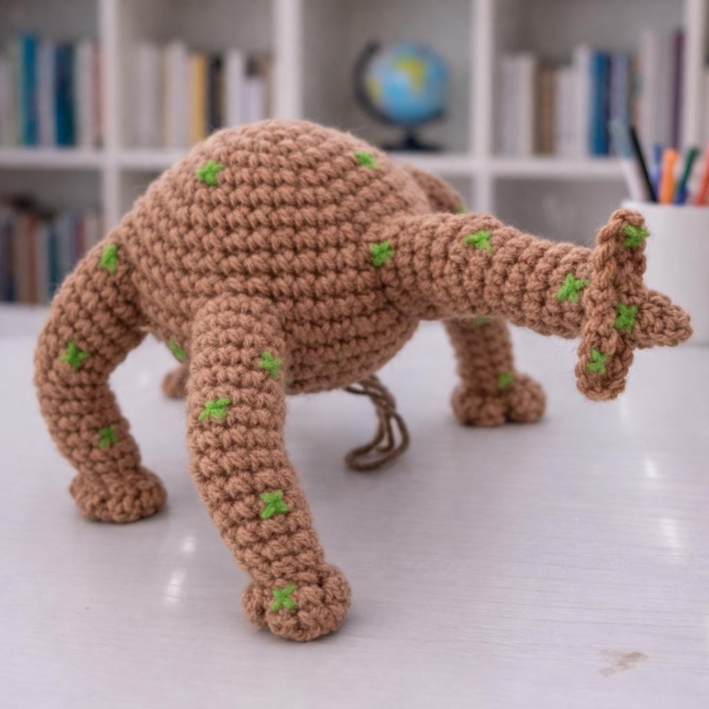 Alien Crochet Keychain Handmade Sci Fi Creature Gift, Cute Space Monster Keyring, Unique Handmade Alien Plush, Space Inspired Gift Idea