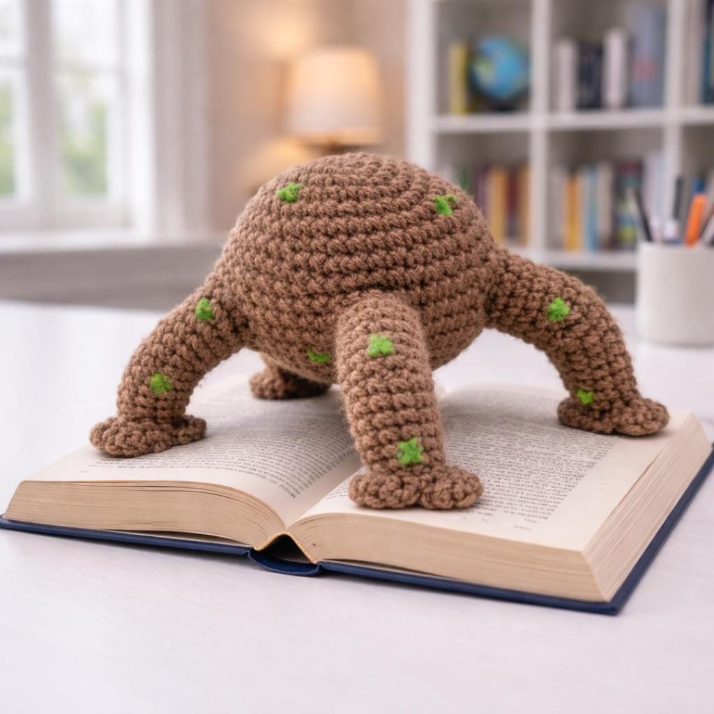 Alien Crochet Keychain Handmade Sci Fi Creature Gift, Cute Space Monster Keyring, Unique Handmade Alien Plush, Space Inspired Gift Idea