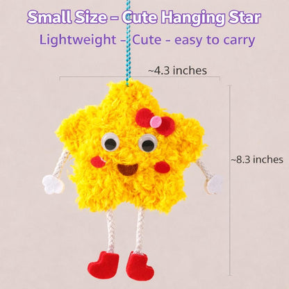 DIY Pom Pom Keychain Kit, Handmade Yarn Craft Set for Kids, Cute Fruit Crochet Toy, Creative Activity Gift, DIY Craft Kit for Children